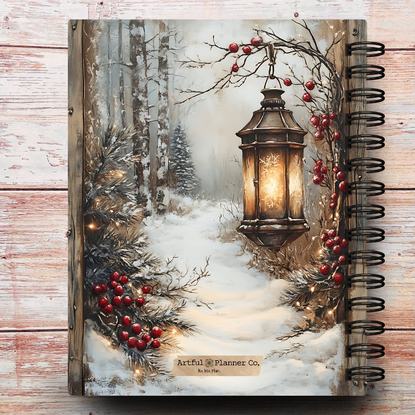 Personalized Journal Notebook | Christmas Light