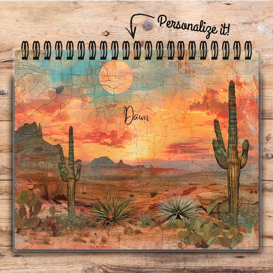 Custom Desktop The Desert Flip Pad