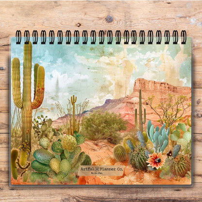 Custom Desktop The Desert Flip Pad