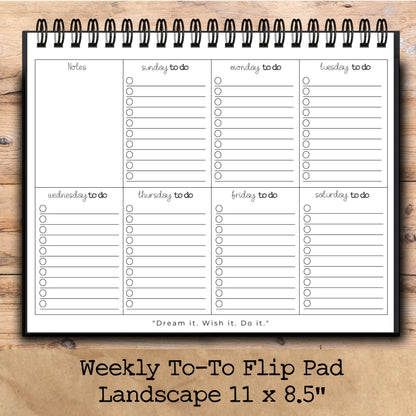 Custom Desktop Wildflower Sunset Flip Pad