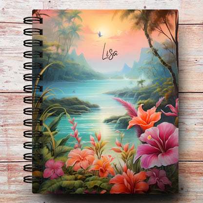 Island Oasis Custom Notebook Journal (limited-edition)