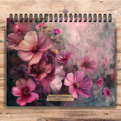 Custom Desktop Nightfall Blossoms Flip Pad