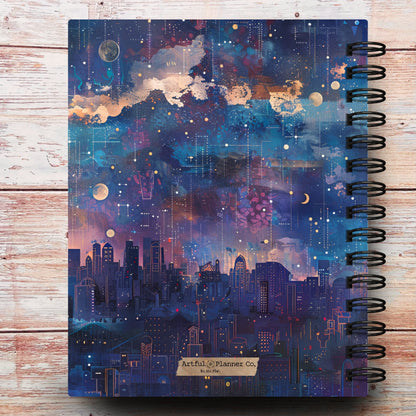 Urban Night Sky Custom Planner