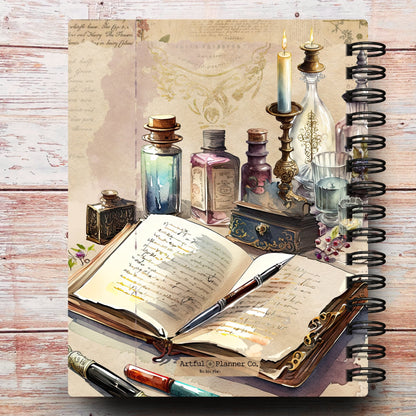 Vintage Apothecary Custom Notebook Journal