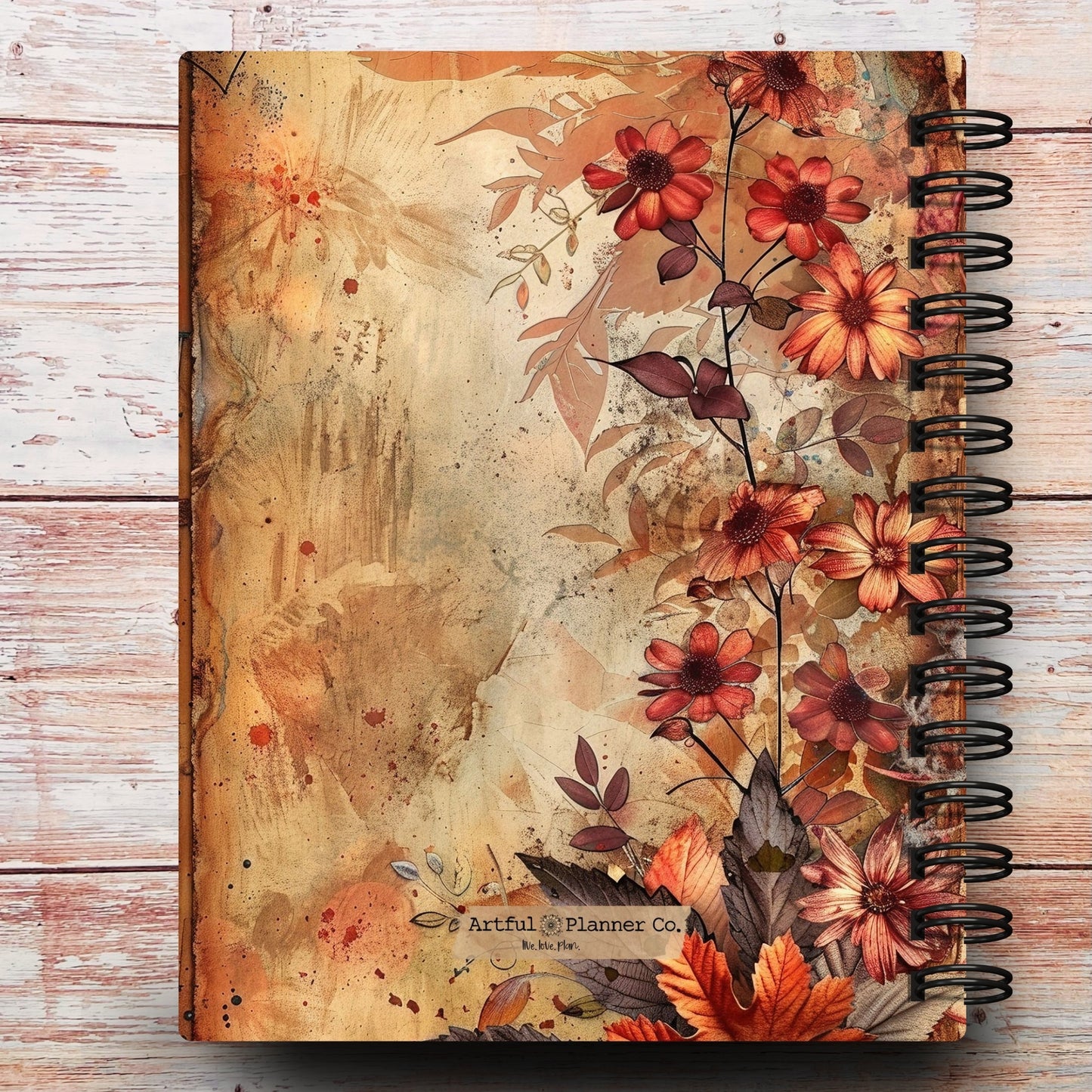 Vintage Fall Custom Planner