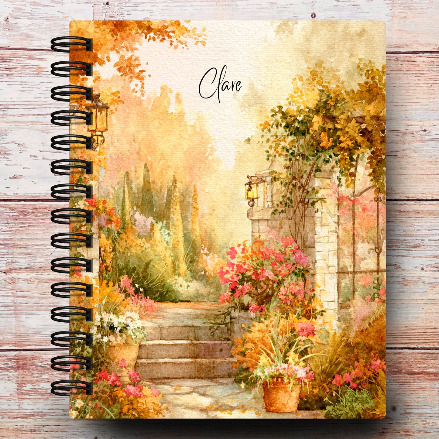 Vintage Fall Garden Custom Planner