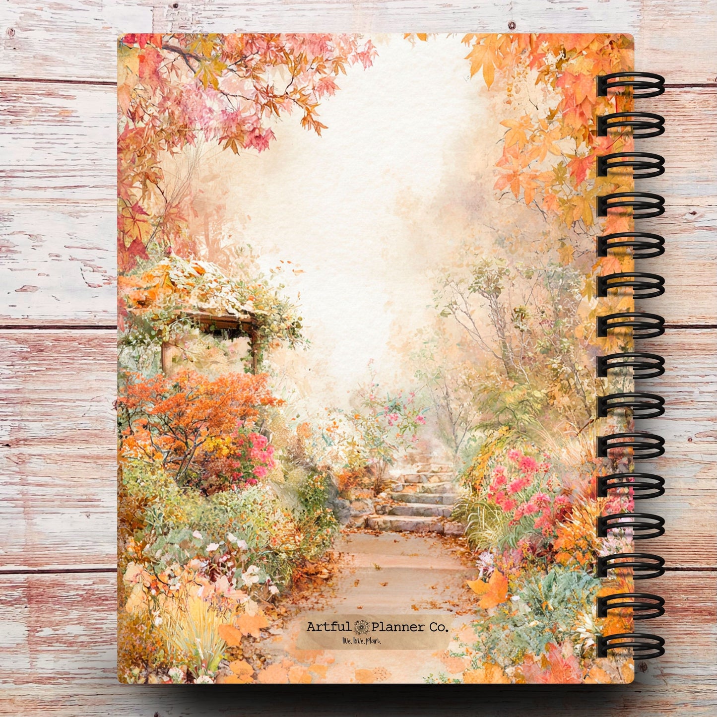 Vintage Fall Garden Custom Planner