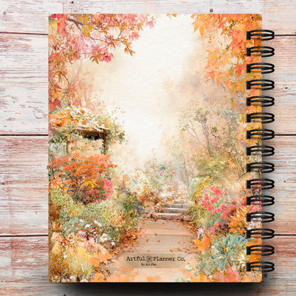 Vintage Fall Garden Custom Planner
