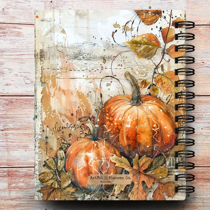Vintage Pumpkin Custom Planner