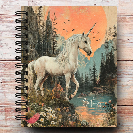 Vintage Unicorn Custom Planner