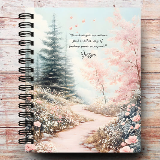 Wandering Path Custom Notebook Journal (limited-edition)
