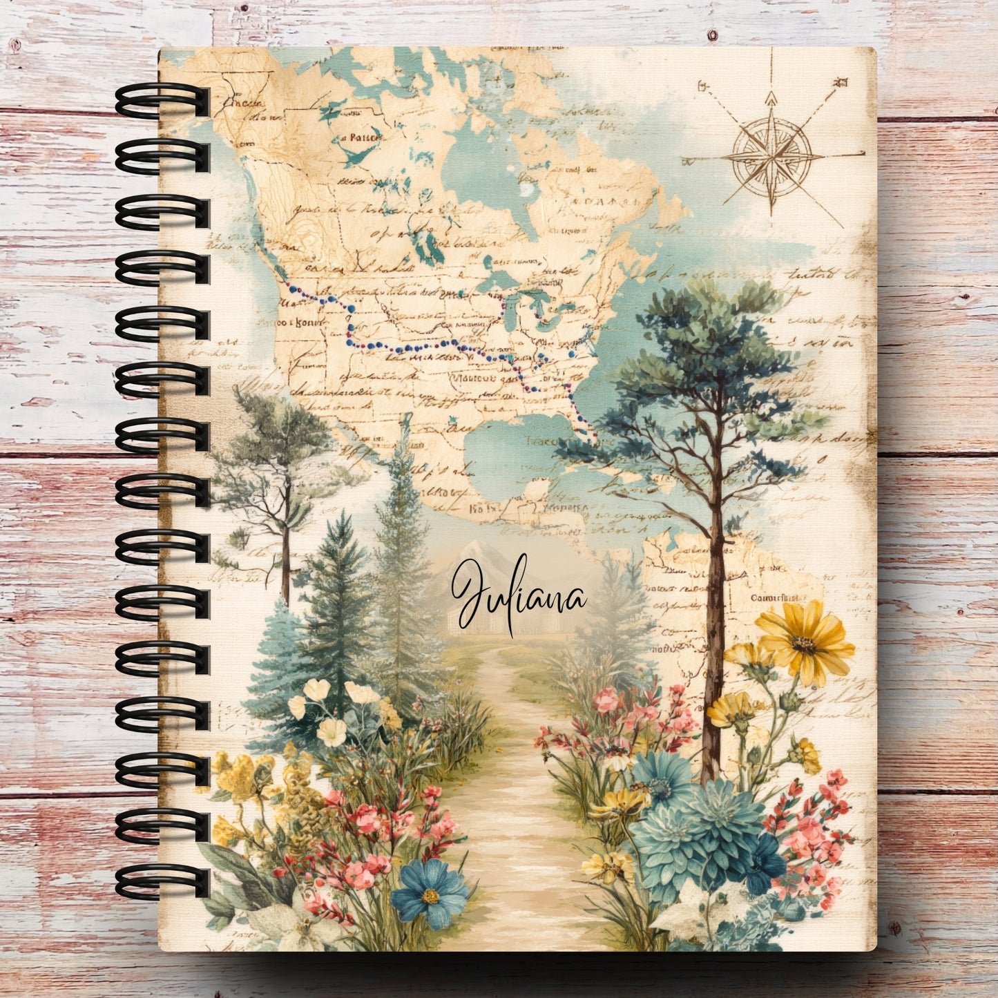 Wanderlust in Bloom Custom Planner