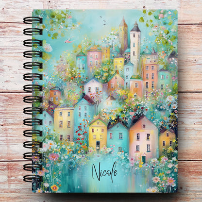 Whimsical Cityscape Custom Planner