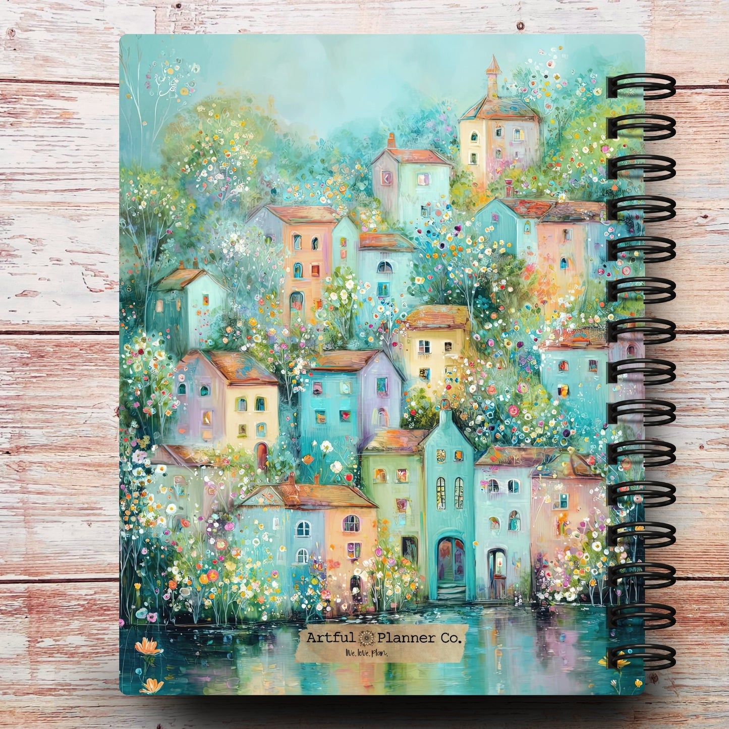 Whimsical Cityscape Custom Planner