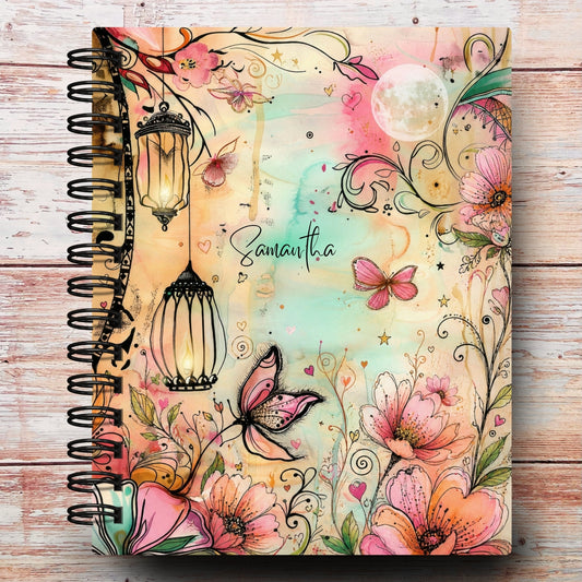 Whimsical Moon Garden Custom Planner