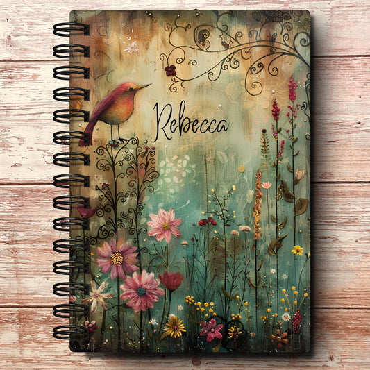Whimsy Boho Garden A5 Custom Planner