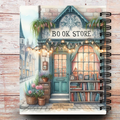 Whimsical Book Store | Reading Log | Custom Book Tracker