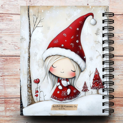 Personalized Journal Notebook | Christmas Elf