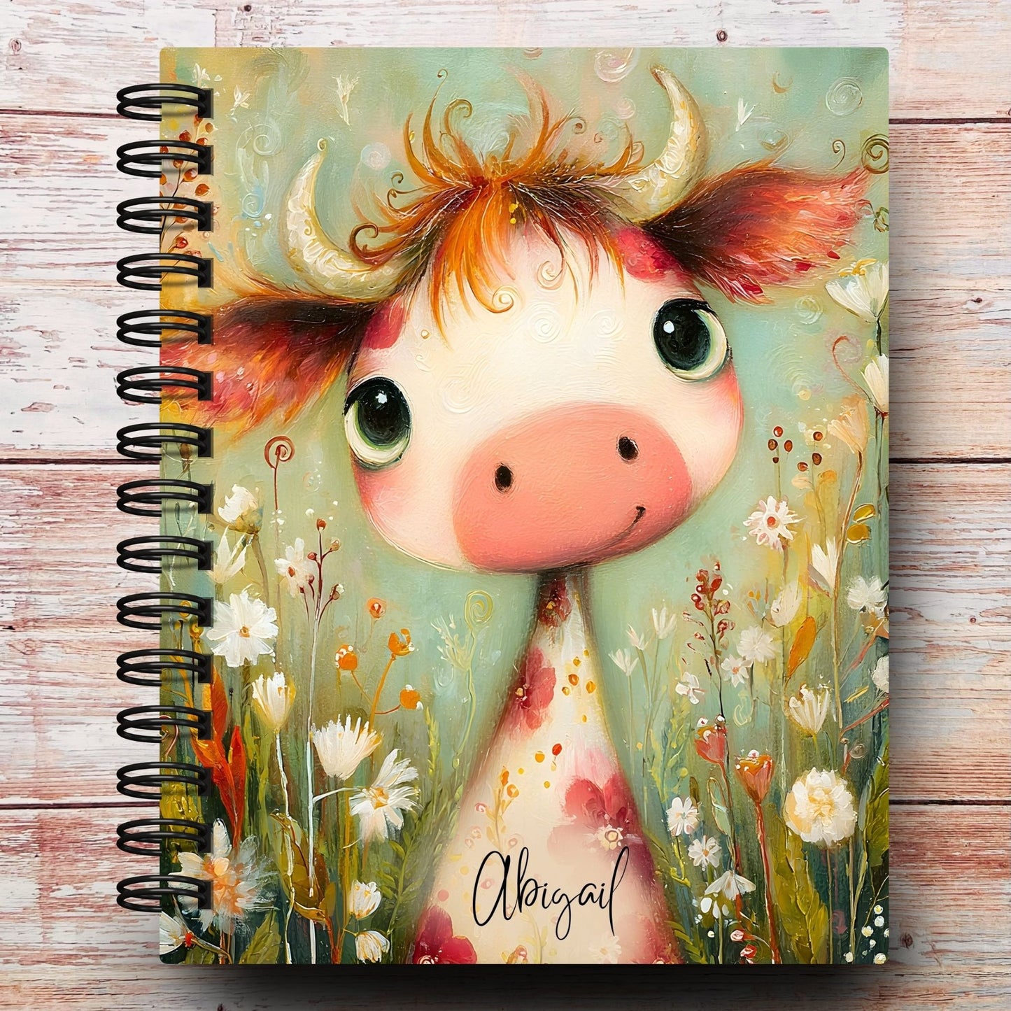 Limited-Edition Whimsy Homestead Cow Custom Planner