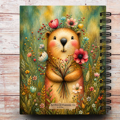 Limited-Edition Whimsy Homestead Groundhog Custom Planner