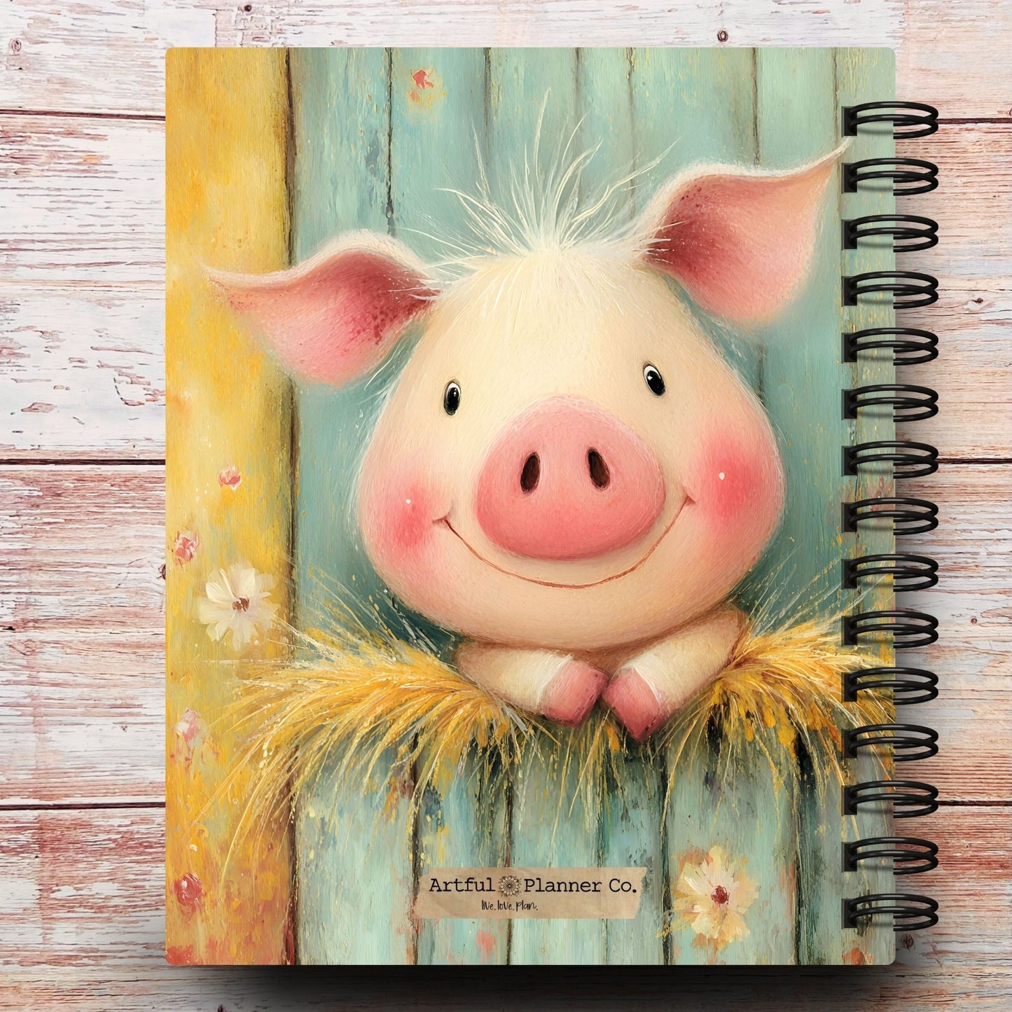 Limited-Edition Whimsy Homestead Piggy Custom Planner