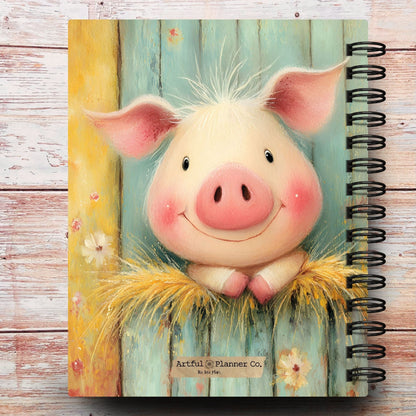 Limited-Edition Whimsy Homestead Piggy Custom Planner