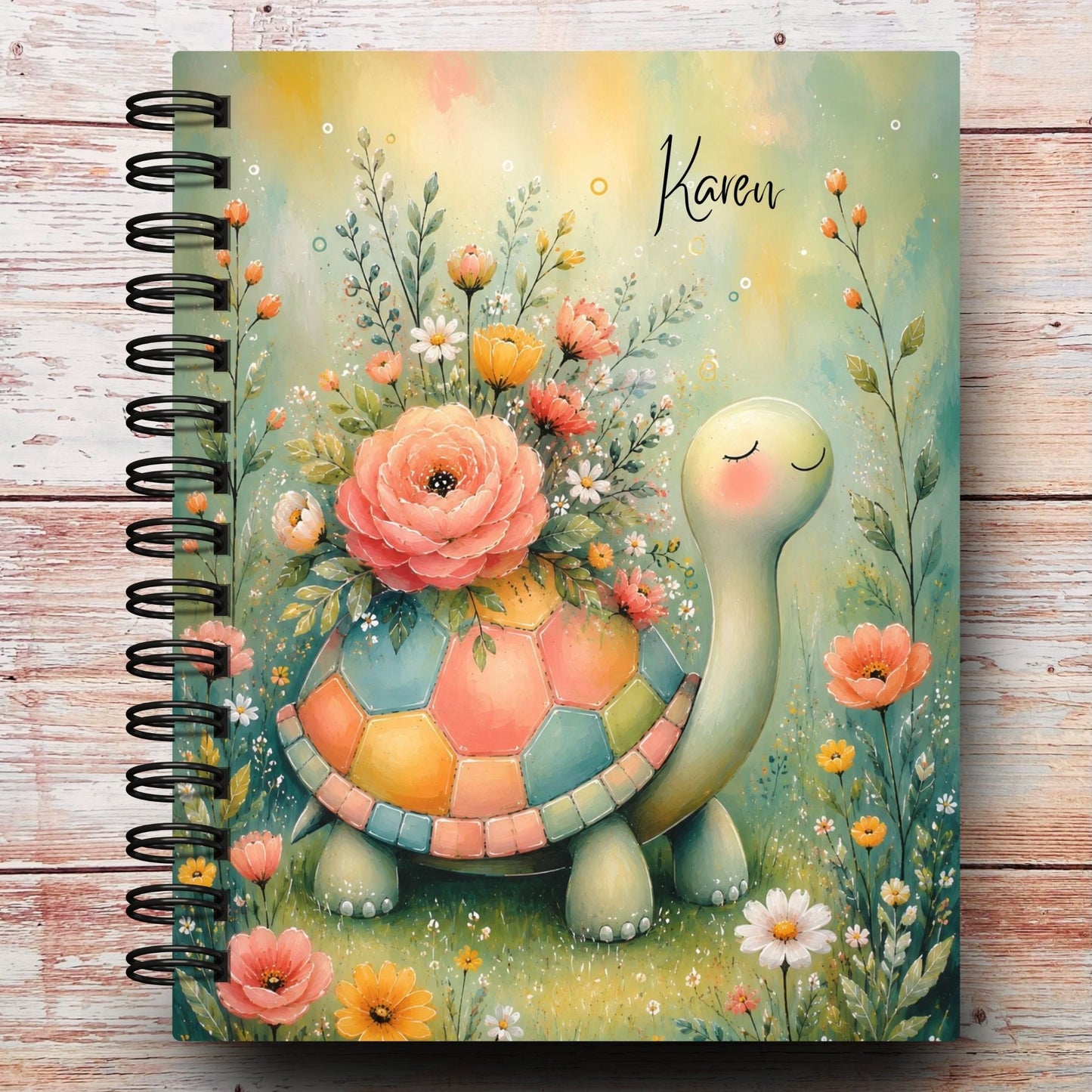 Limited-Edition Whimsy Homestead Turtle Custom Planner