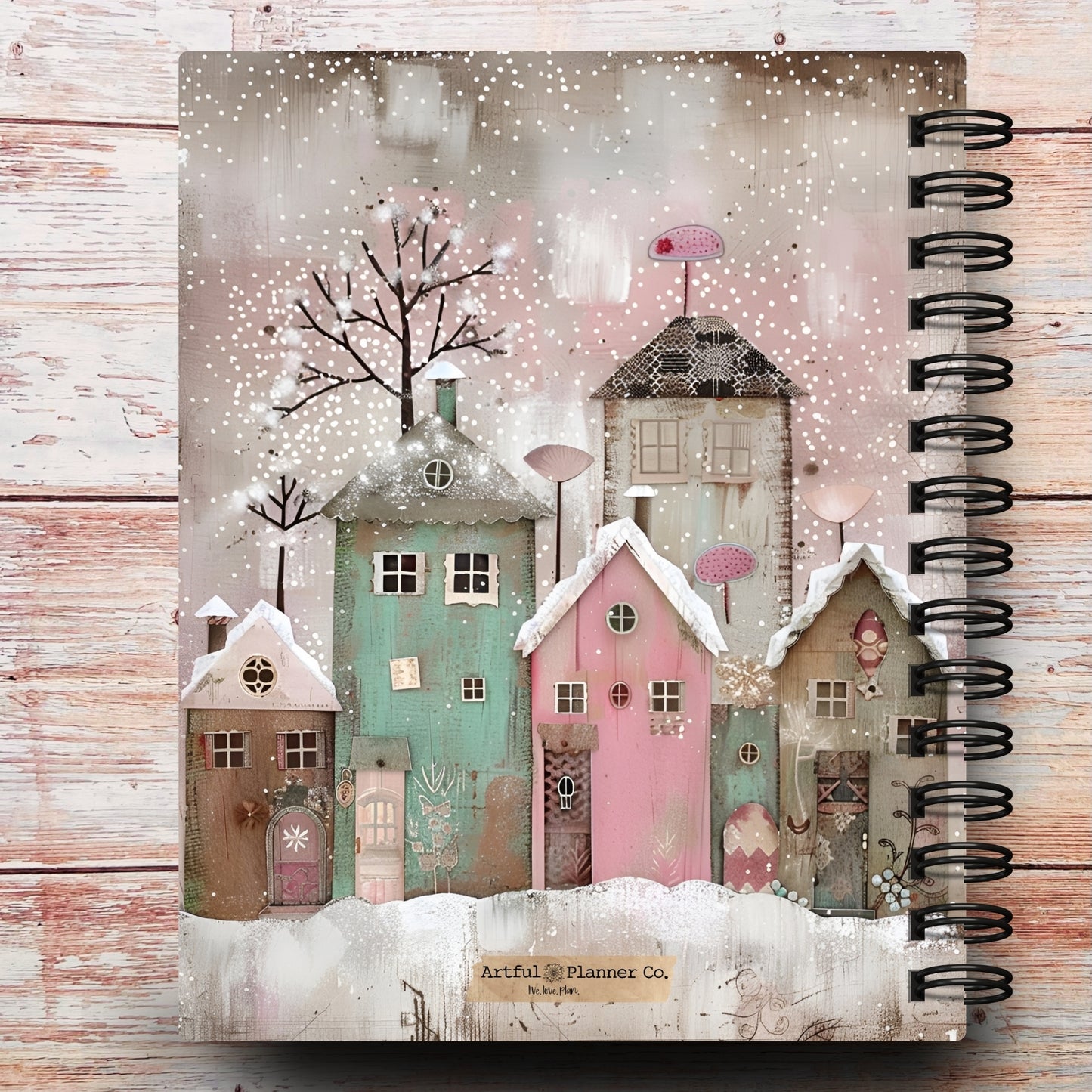 Whimsical Winter Ave. Custom Planner