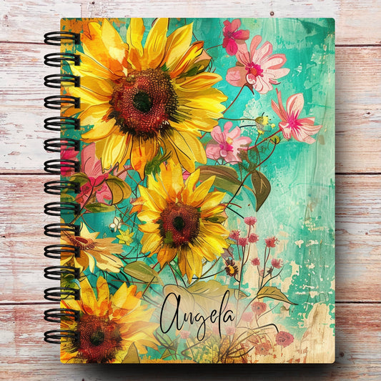 Wild Sunflowers Custom Planner