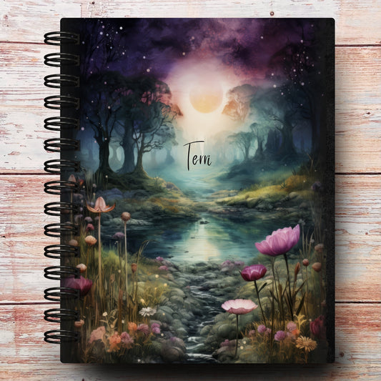 Wildflower Moonscape Custom Planner