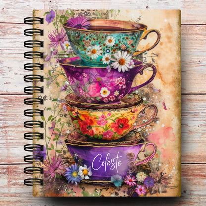 Wildflower Teacups Custom Planner