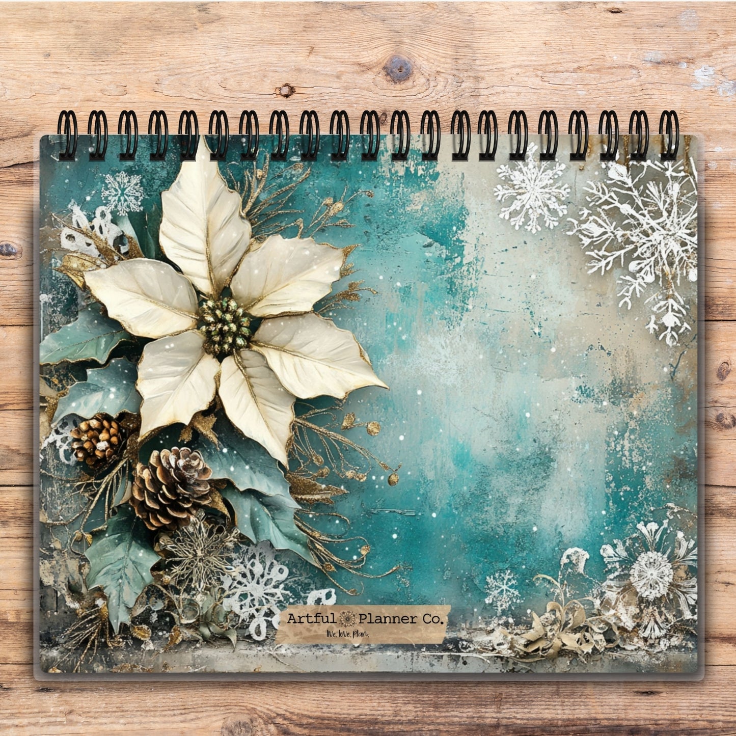Custom Desktop Winter Mountain Flip Pad