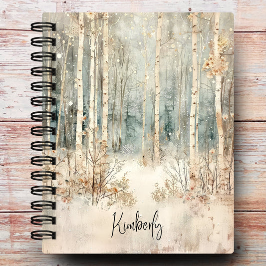 Personalized Journal Notebook | Winter Solitude