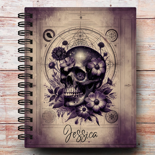 Witchy Skull Custom Planner