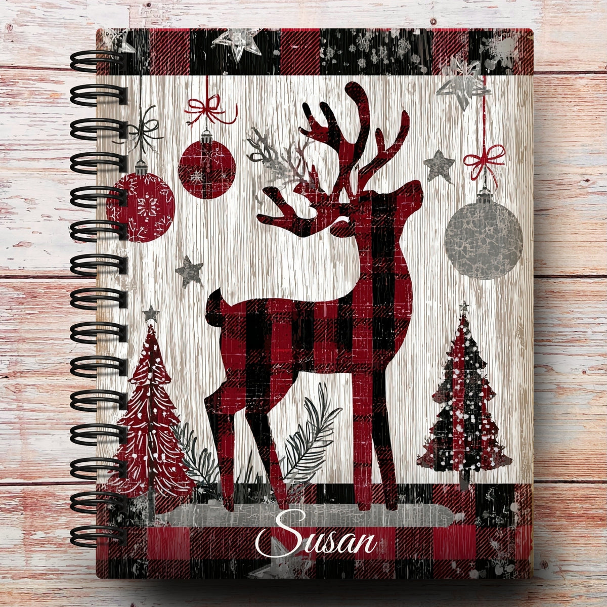 Limited-Edition Woodland Noel Personalized Notebook