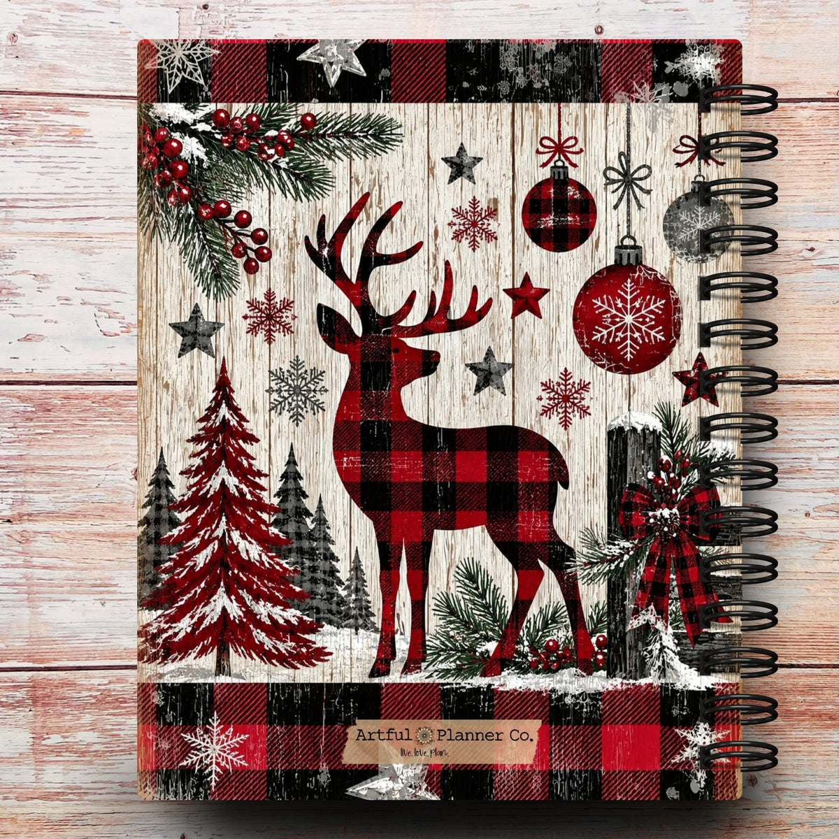 Limited-Edition Woodland Noel Personalized Notebook