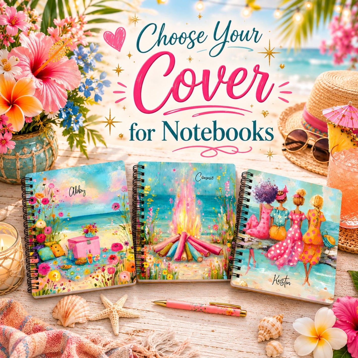 Personalized Notebooks | Girls Trip | Choose Your Cover