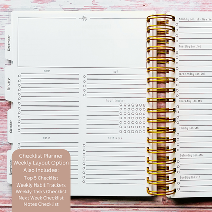 Personalized Live By The Sun Planner