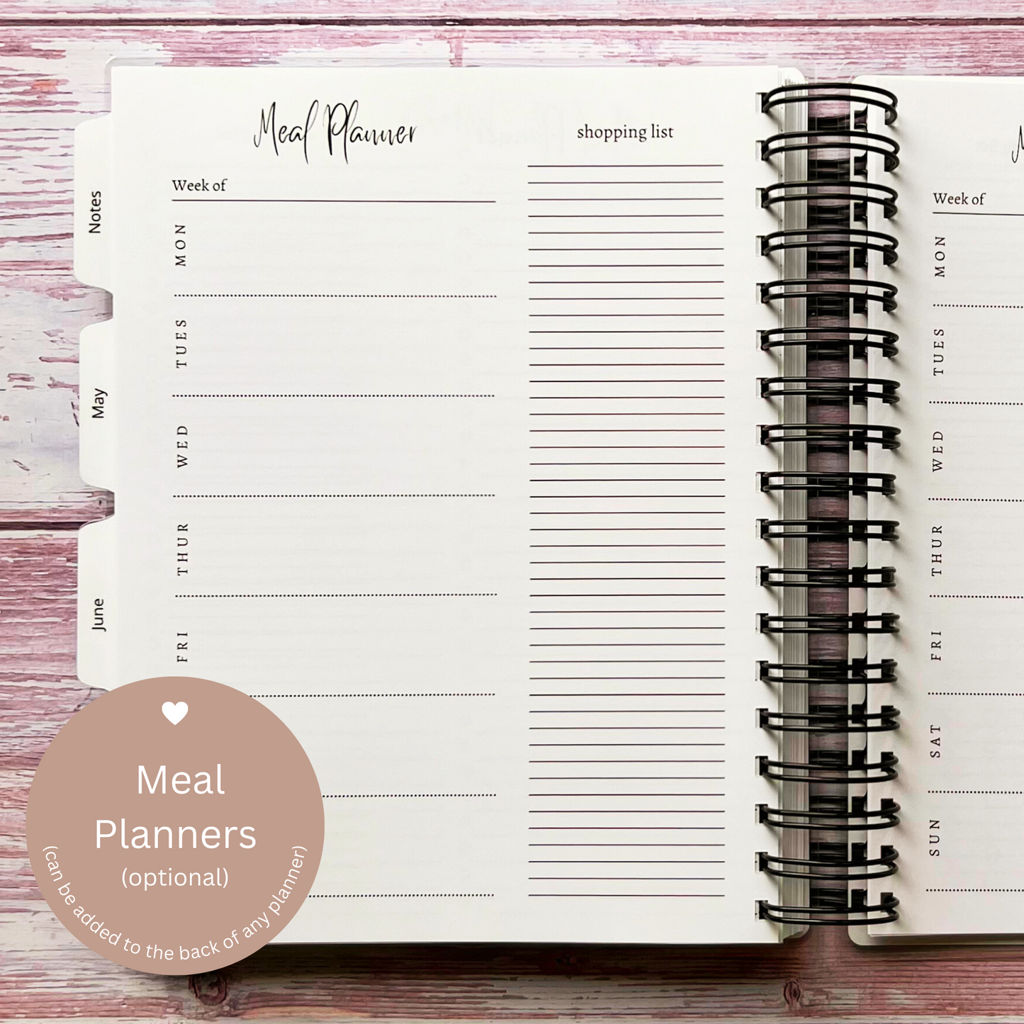 Vintage Apothecary Custom Planner