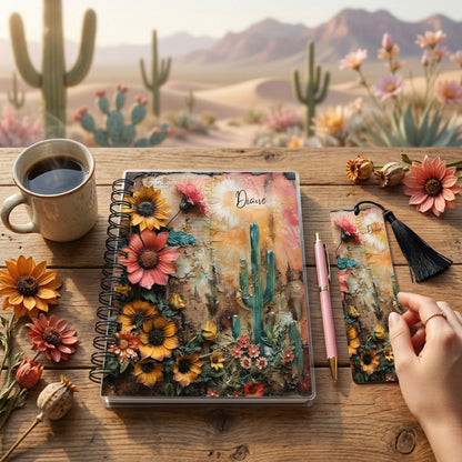 Moody Desert Personalized Bookmark