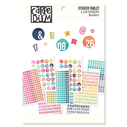 Numbers Sticker Value Pack