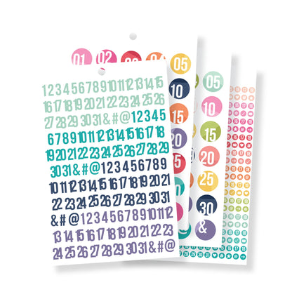Numbers Sticker Value Pack