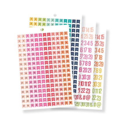 Numbers Sticker Value Pack