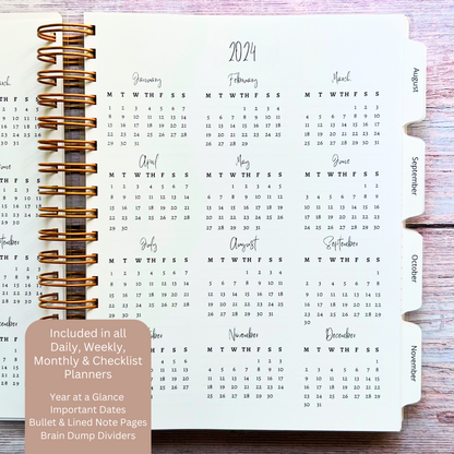 Succulent Plants Personalized Planner