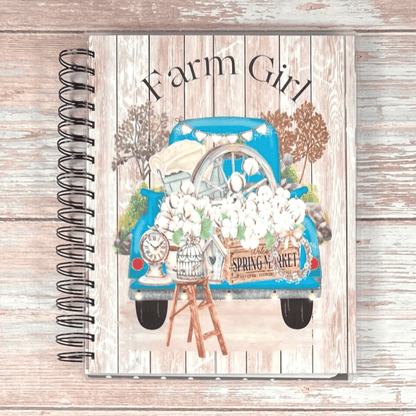 2023-2024 Personalized Monthly Planner - Farm Girl Monthly Planners Artful Planner Co. July-2023 20 Meal Planner Pages added to back +$3.00 