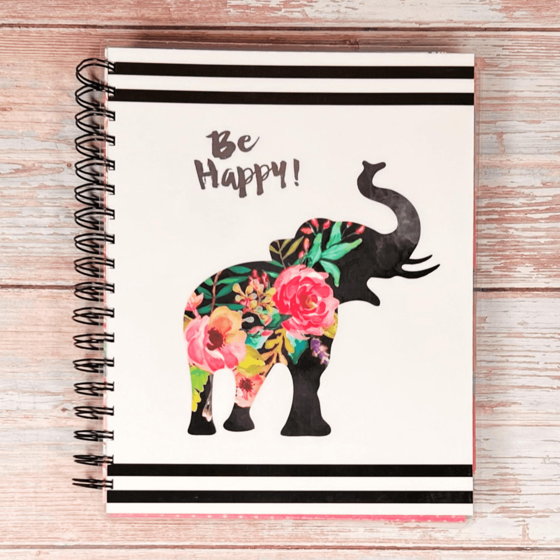 2023-2024 Personalized Monthly Planner - Be Happy Monthly Planners Artful Planner Co. July-2023 20 Meal Planner Pages added to back +$3.00 