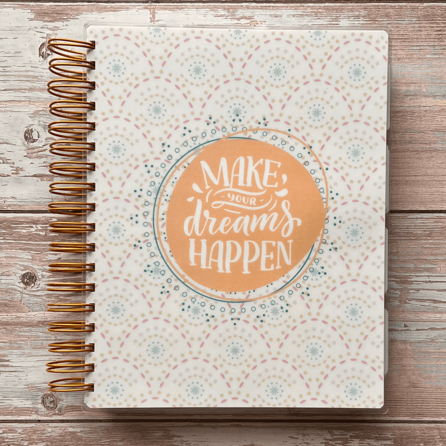 Personalized Weekly Planner 2023-2024 | Dreams Happen Weekly Planners Artful Planner Co. July-2023 Unlined Vertical 