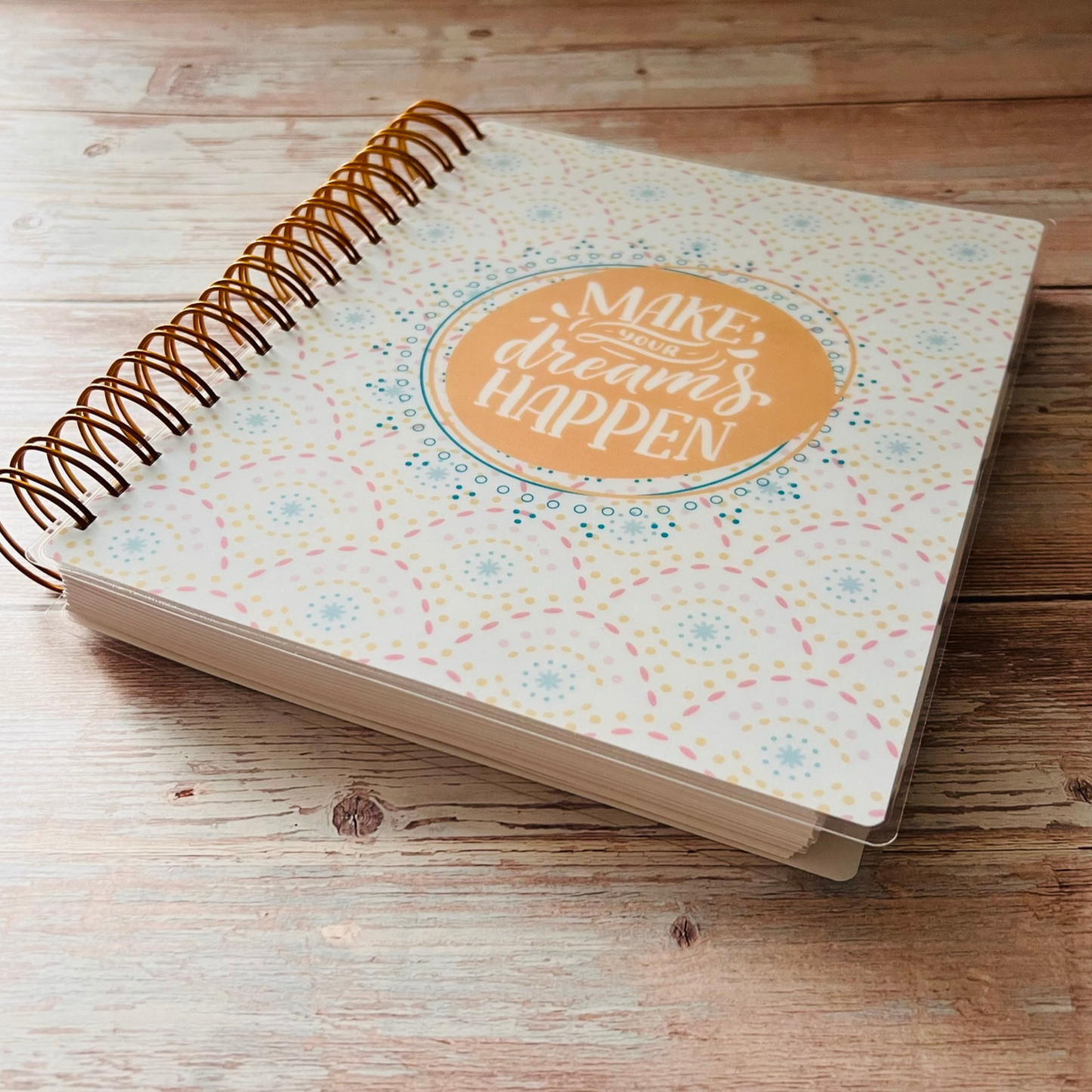 2023-2024 Personalized Monthly Planner - Dreams Happen Monthly Planners Artful Planner Co. 