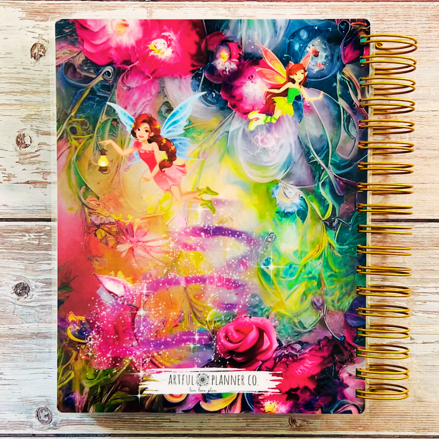 2023-2024 Personalized Monthly Planner - Ethereal Fairy Garden Monthly Planners Artful Planner Co. 