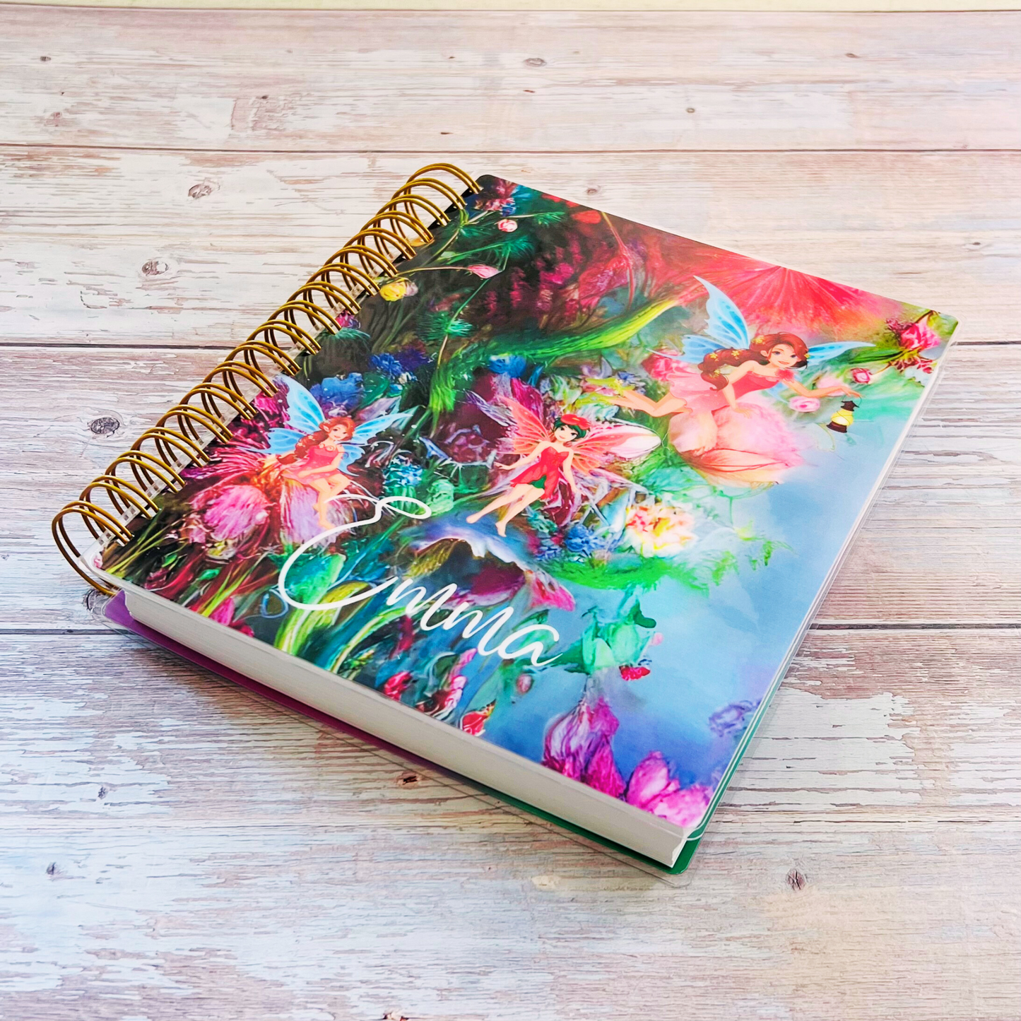 Personalized 6 Month Daily Planner 2023-2024 | Ethereal Fairy Garden Daily Planners Artful Planner Co. 